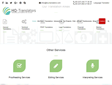 Tablet Screenshot of hq-translators.com